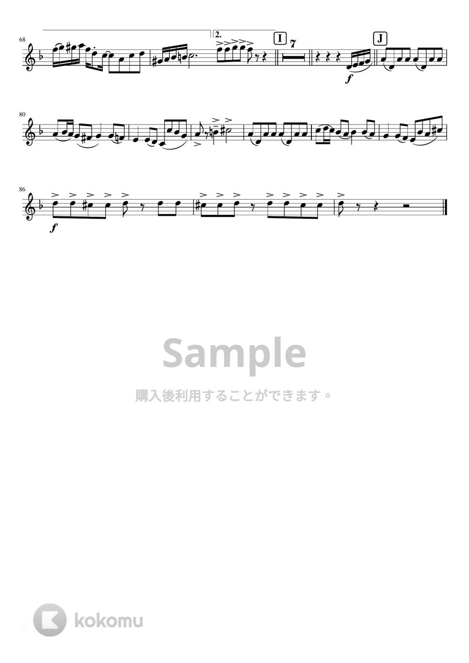 おジャ魔女どれみ - おジャ魔女カーニバル!! (吹奏楽少人数パート譜テナーサックス) by orinpia music