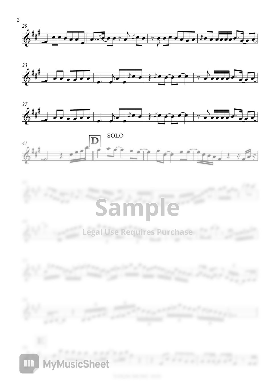 Born To Be – ITZY Born to Be Sheet music for Violin (Solo)