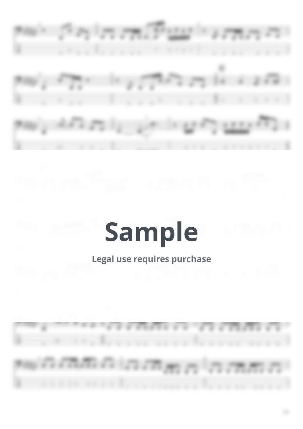 DIR EN GREY 鼓動 (Kodou) Bass Tab Sheets by DIR EN GREY