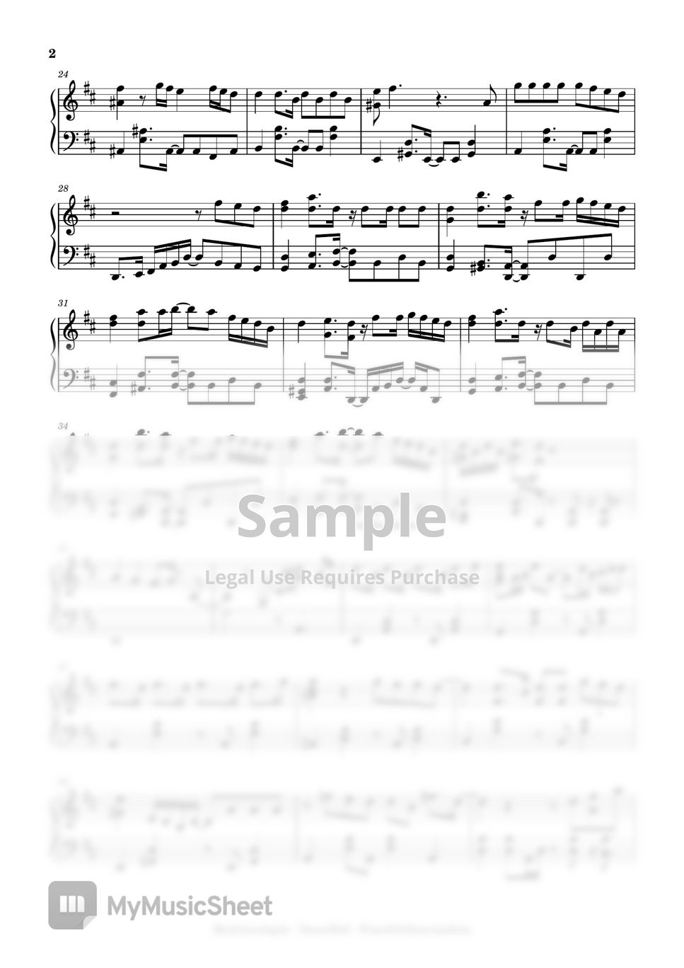Mrs. GREEN APPLE Dance Hall (intermediate, piano) Sheets by Mopianic