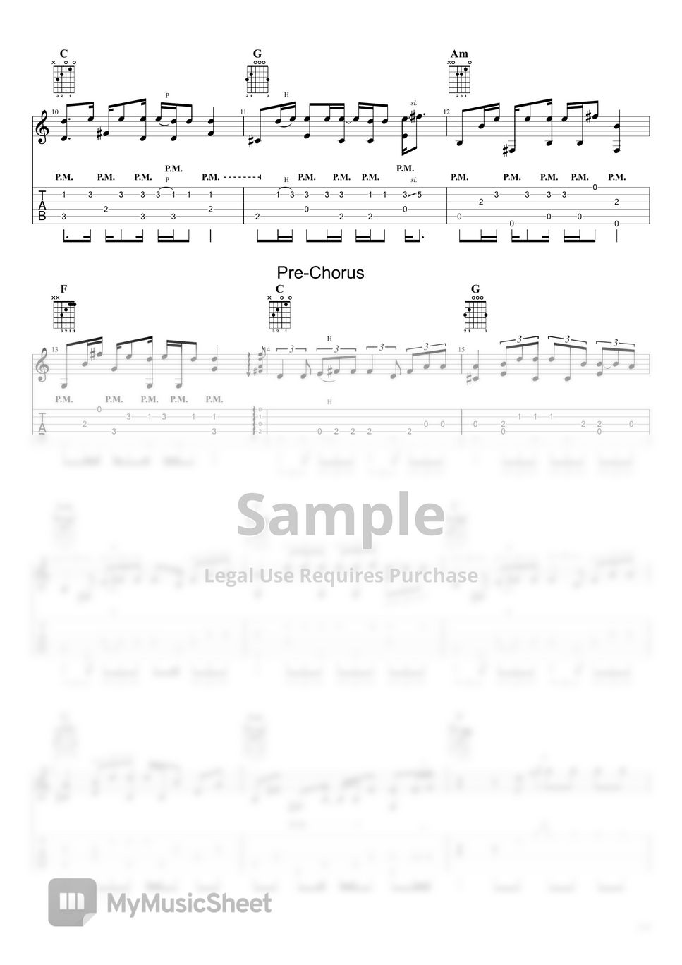 Ed Sheeran Eyes Closed 악보 by Kai Acoustic