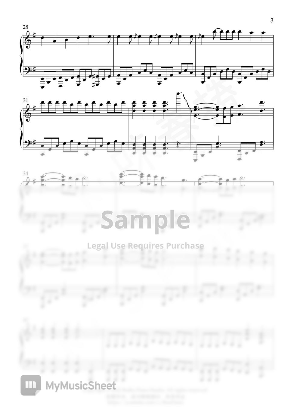 NARUTO OST - The Raising Fighting Spirit by Ru's Piano