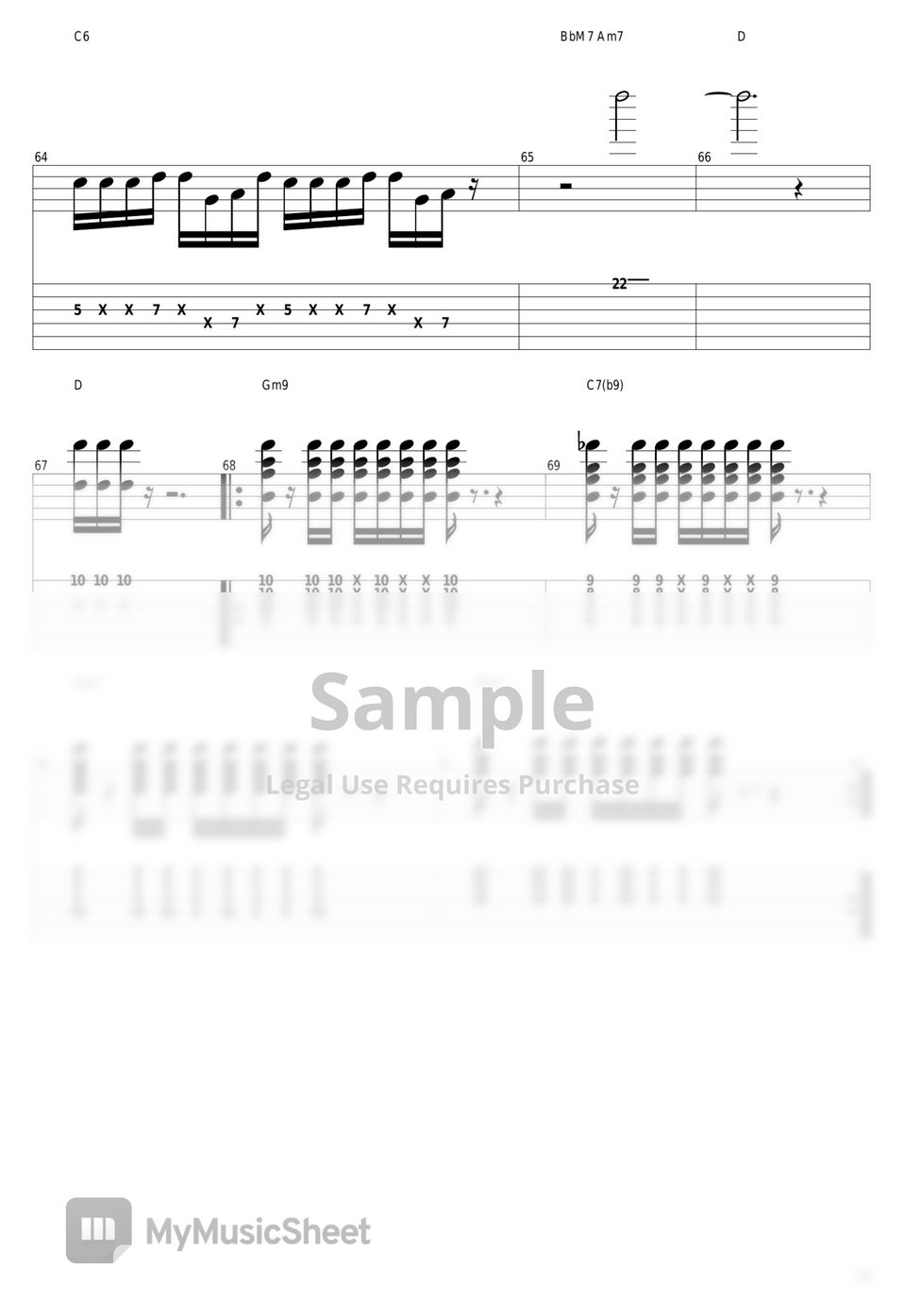 Mariya Takeuchi - Plastic Love by guitar cover with tab