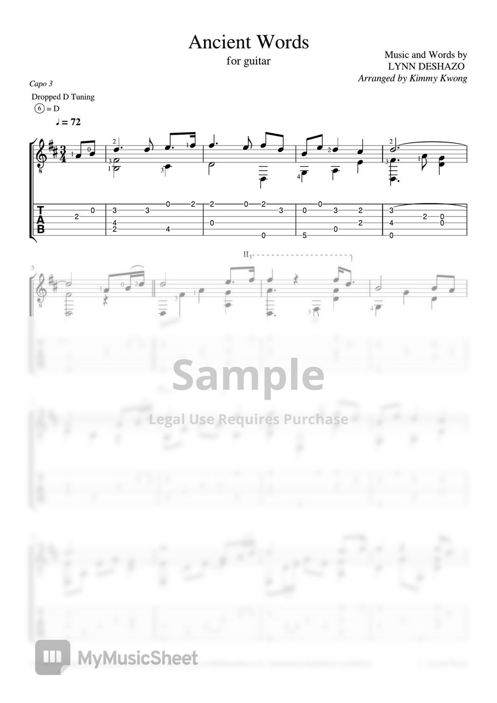 michael-w-smith-ancient-words-for-guitar-tab-tab-1staff-by-kimmy