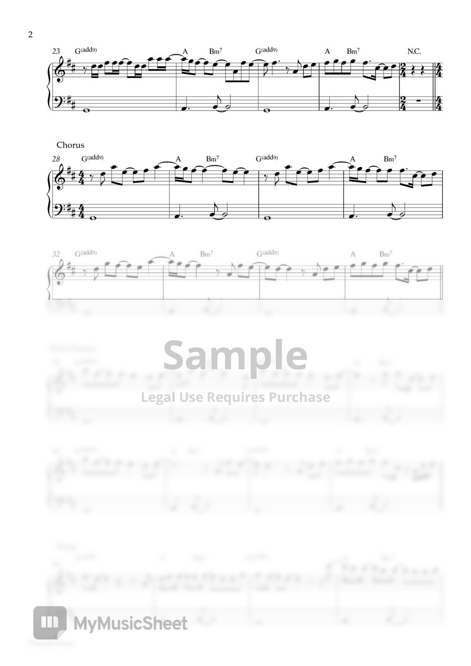 Jung Kook - Euphoria (EASY PIANO SHEET) by Pianella Piano