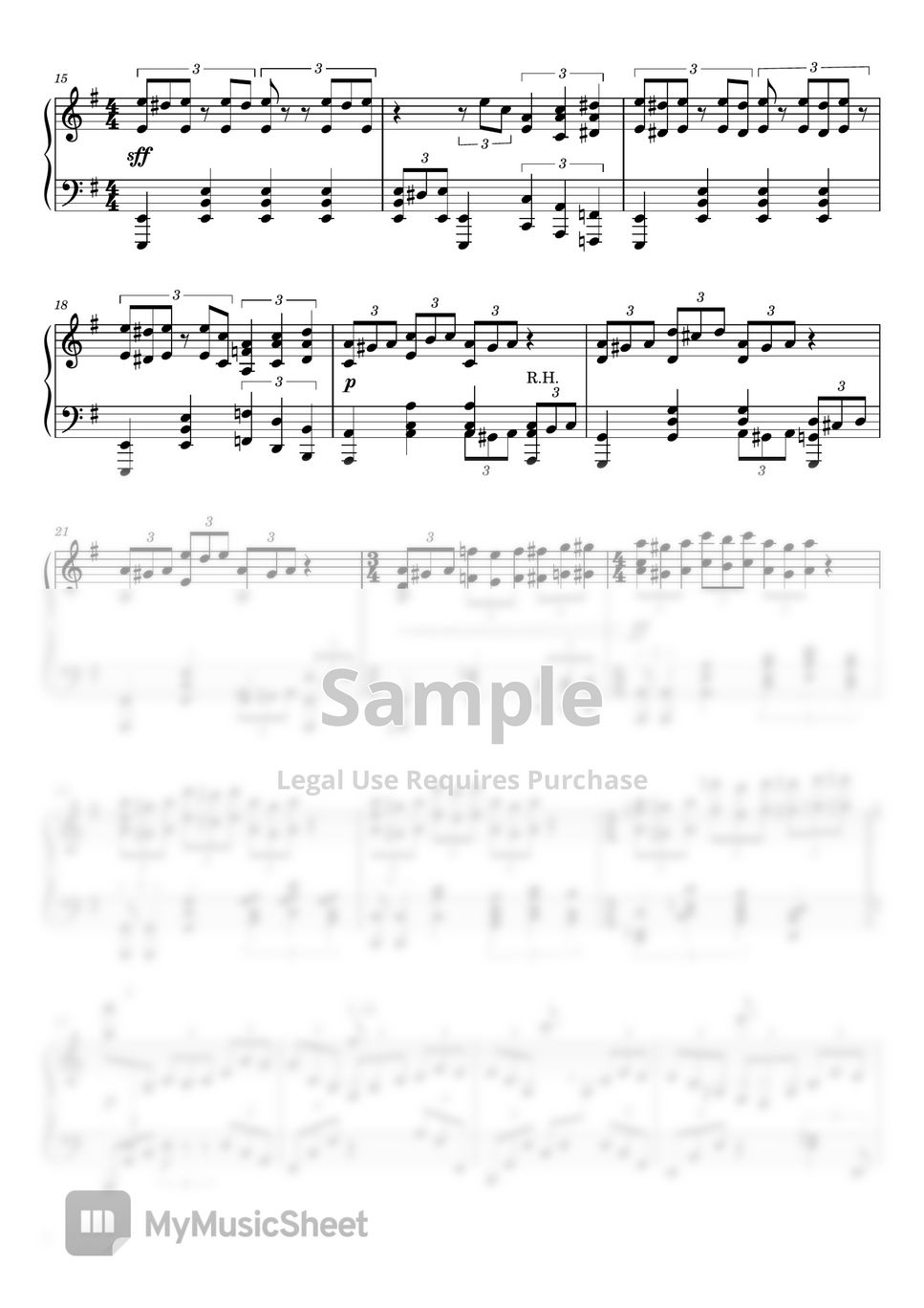 Main Title - The Queen's Gambit - Carlos Rafael Rivera Sheet music for  Piano (Solo)