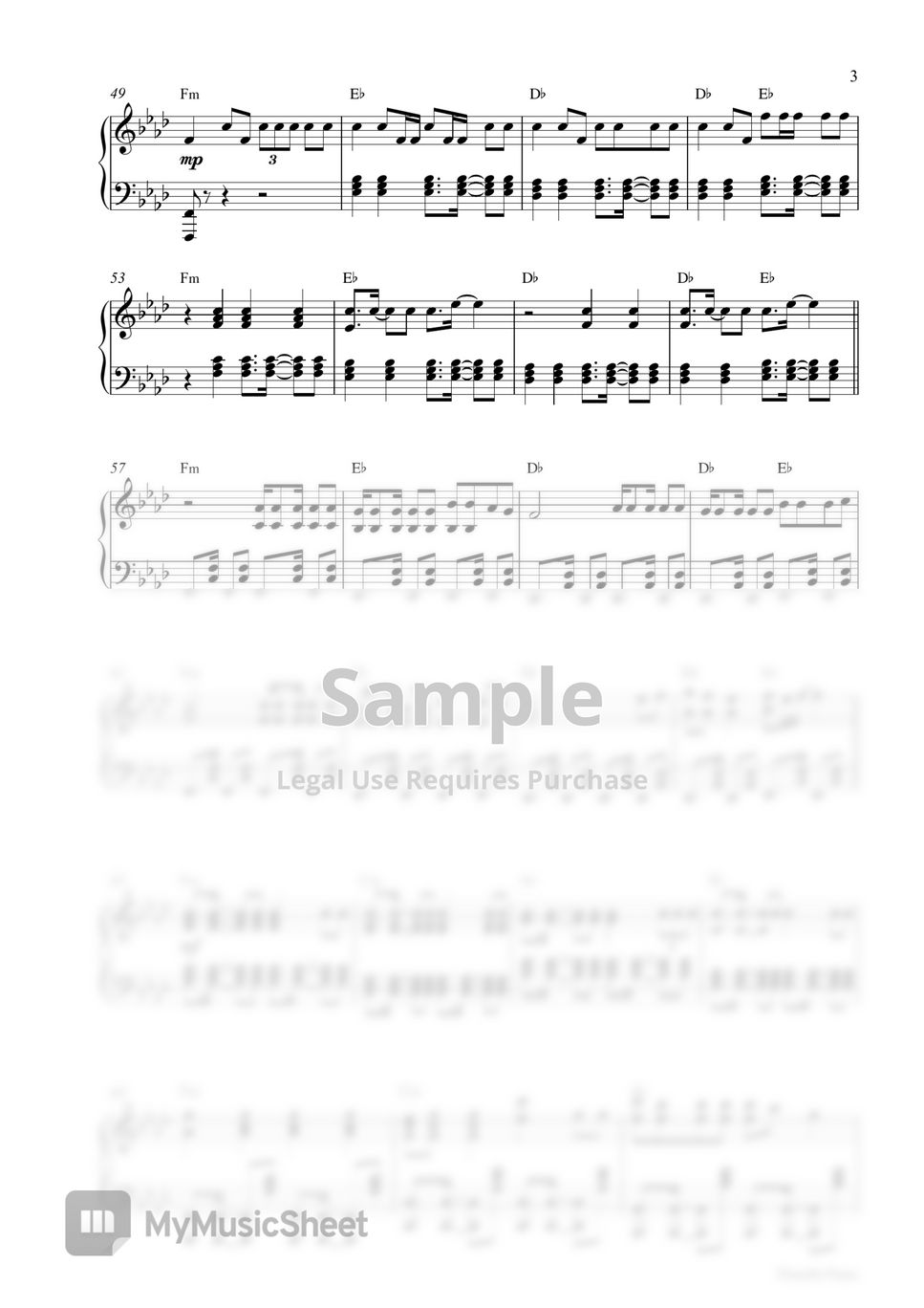 SEVENTEEN - Super (Piano Sheet) 楽譜 by Pianella Piano