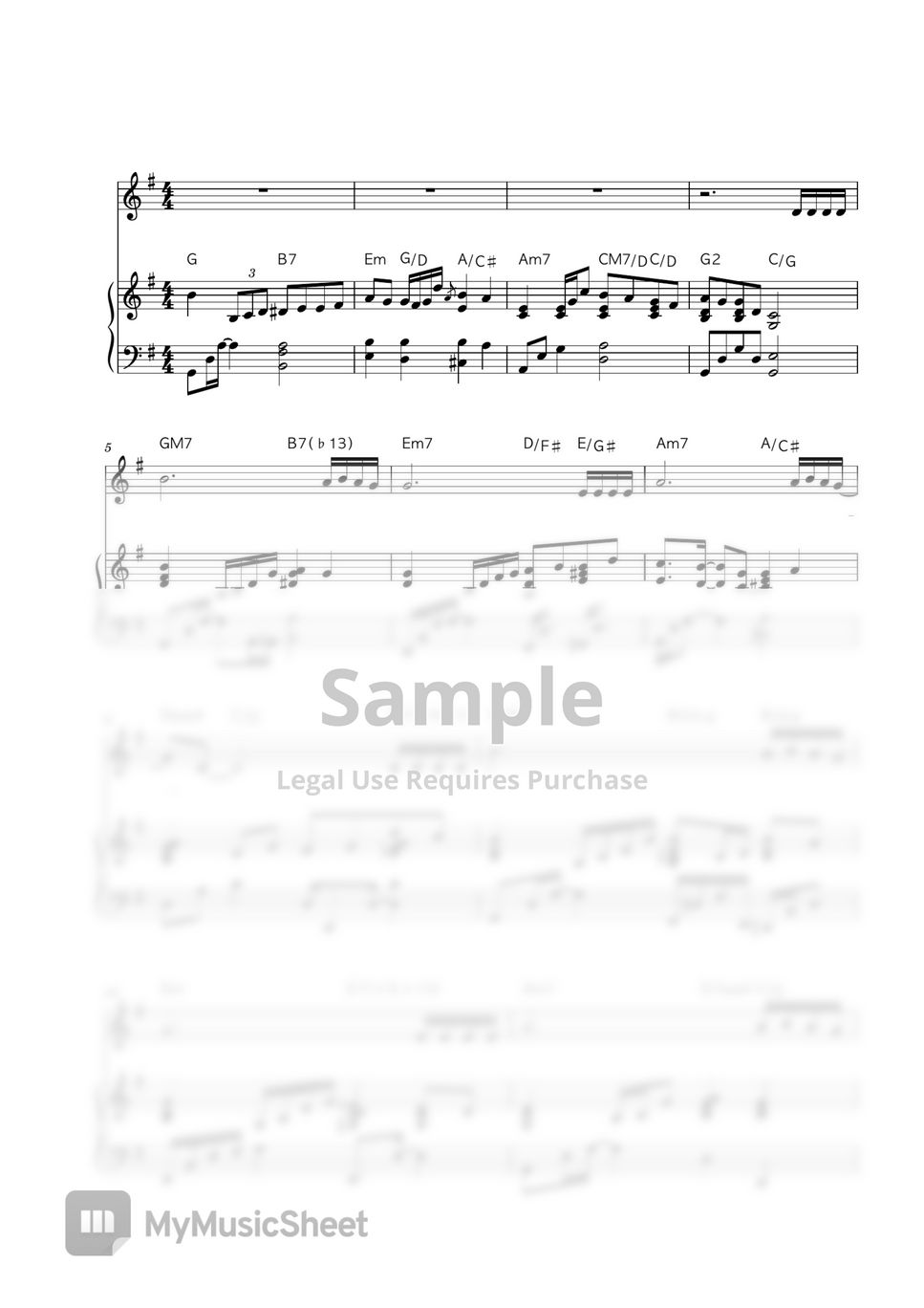 g key sheets by 