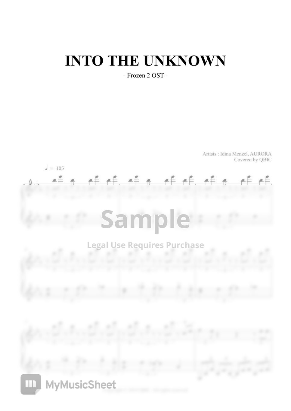 Frozen 2 OST - Into the unknown by QBIC