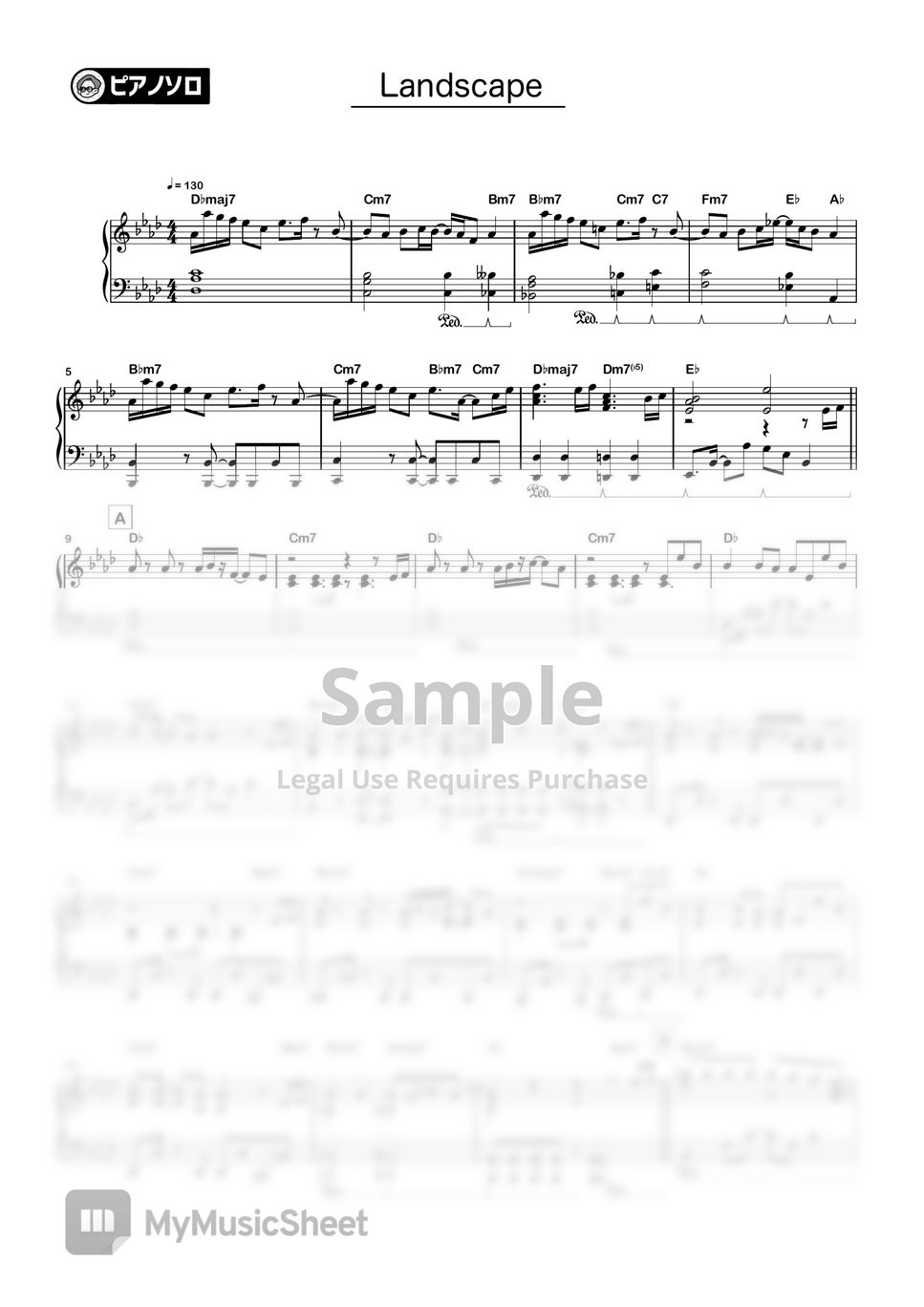 ryokuoushoku-shakai-landscape-sheets-by-theta-piano