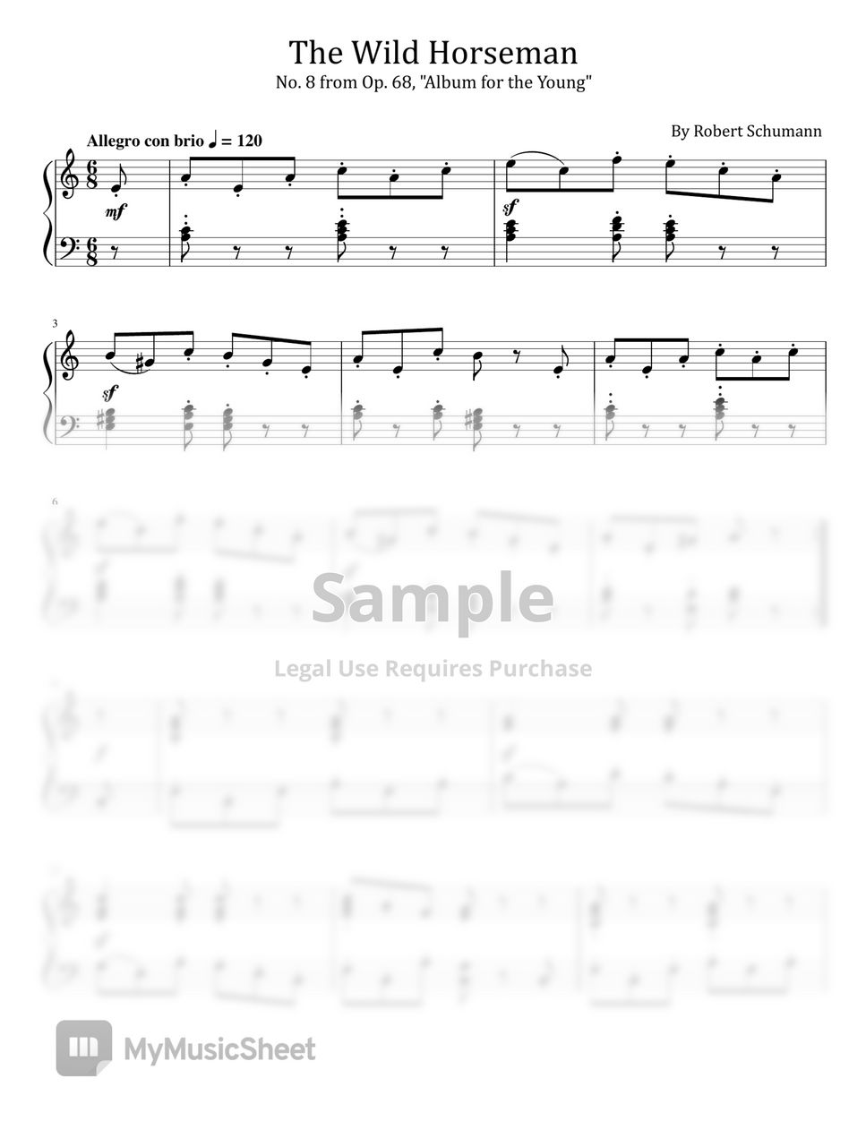 Robert Schumann - The Wild Horseman (Schumann - The Wild Horseman, Op ...