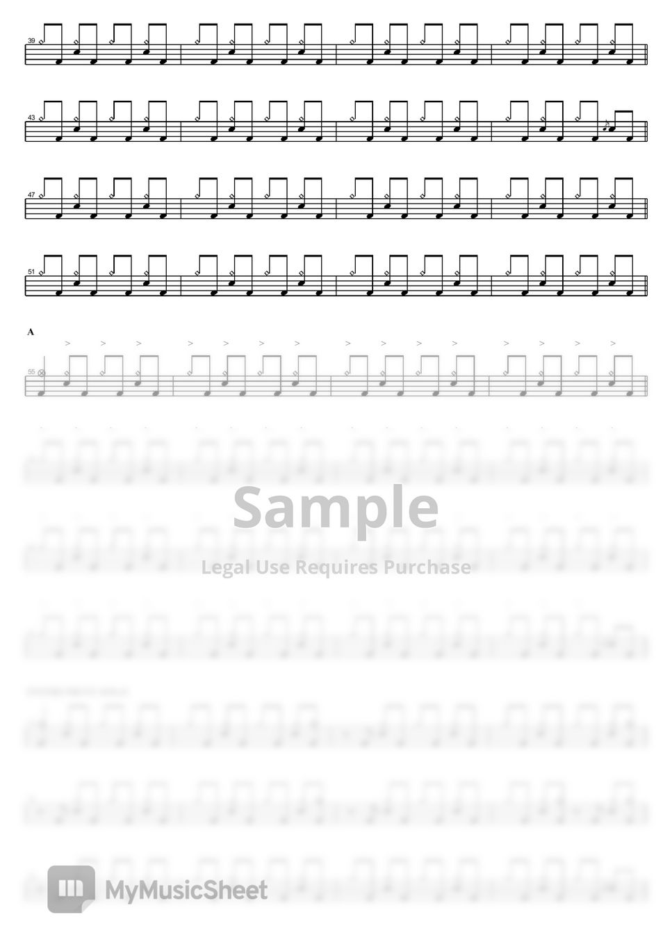 Creedence Clearwater Revival Suzie Q Sheet by COPYDRUM