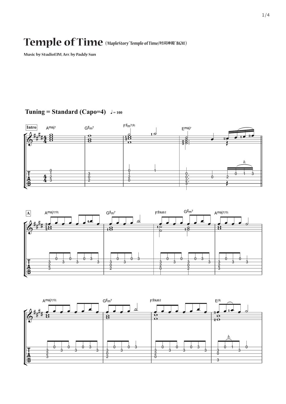 Studioeim temple of time sheet by paddy sun