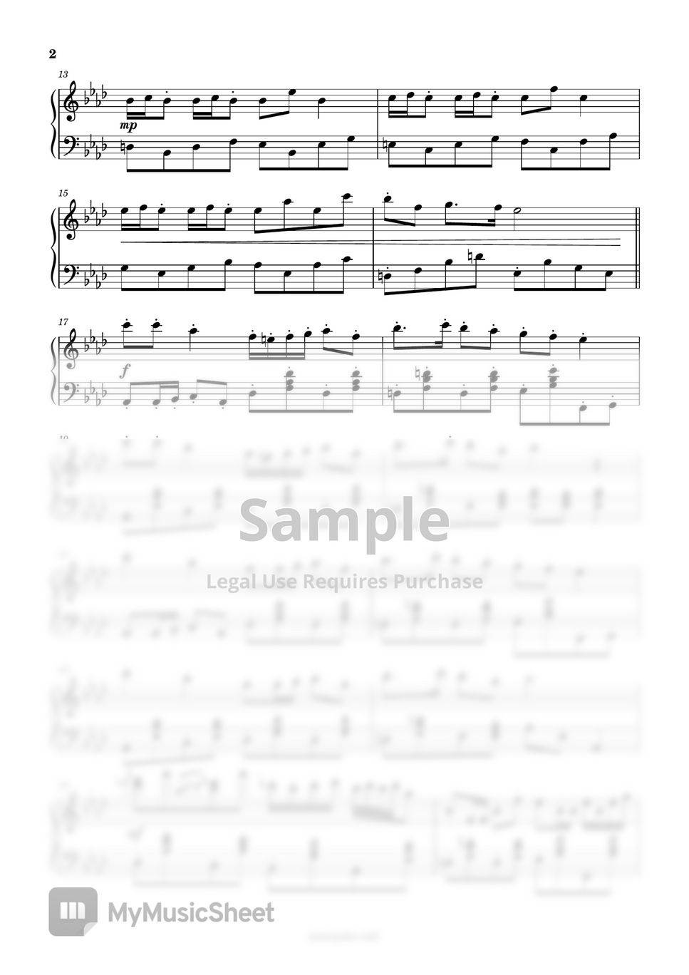 Anpanman - Anpanman March (Anpanman) Sheet by PianoJuku