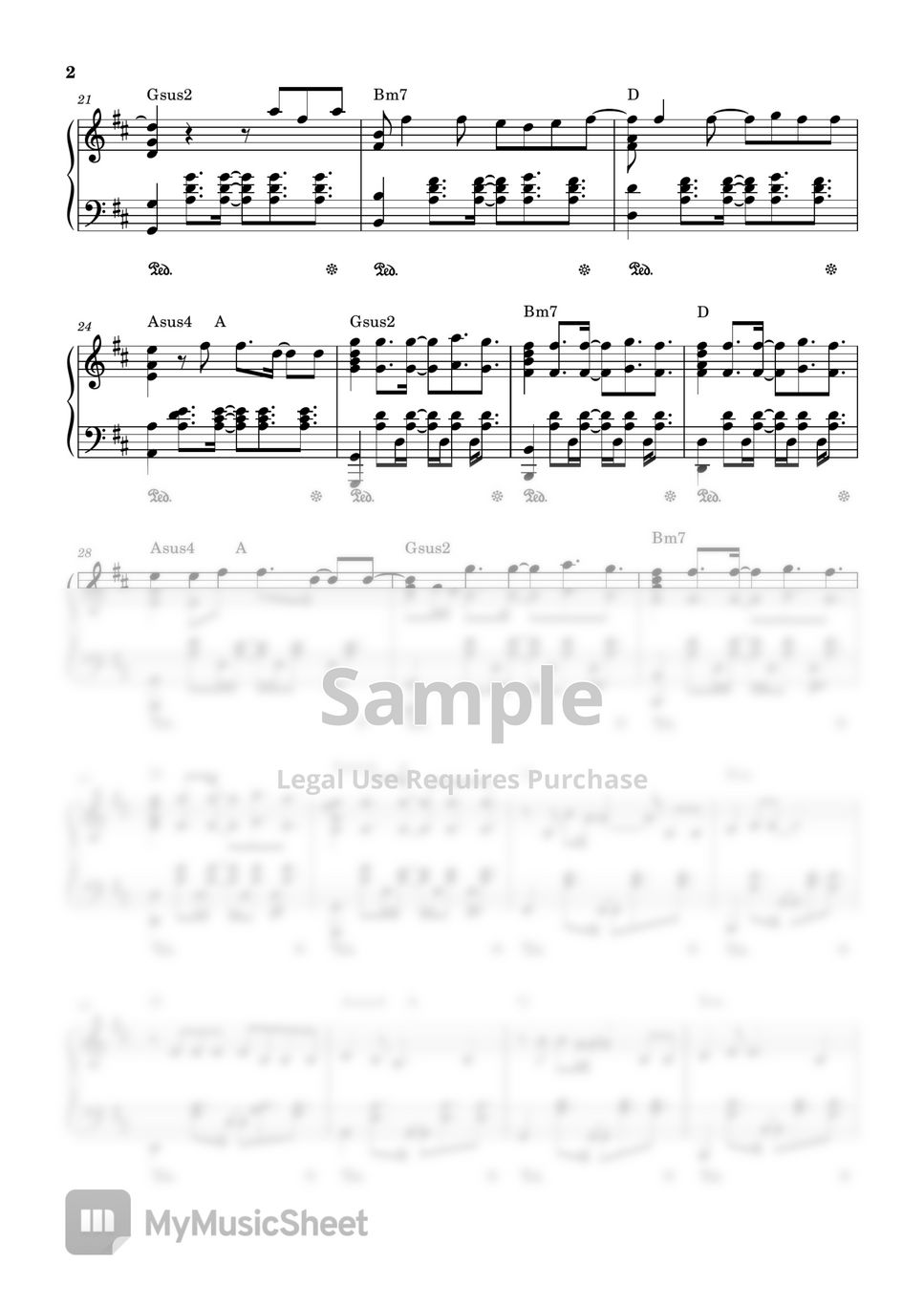 Ed Sheeran Celestial (Piano Sheet Music with MIDI & MSCZ) Sheets by Rojusenpai