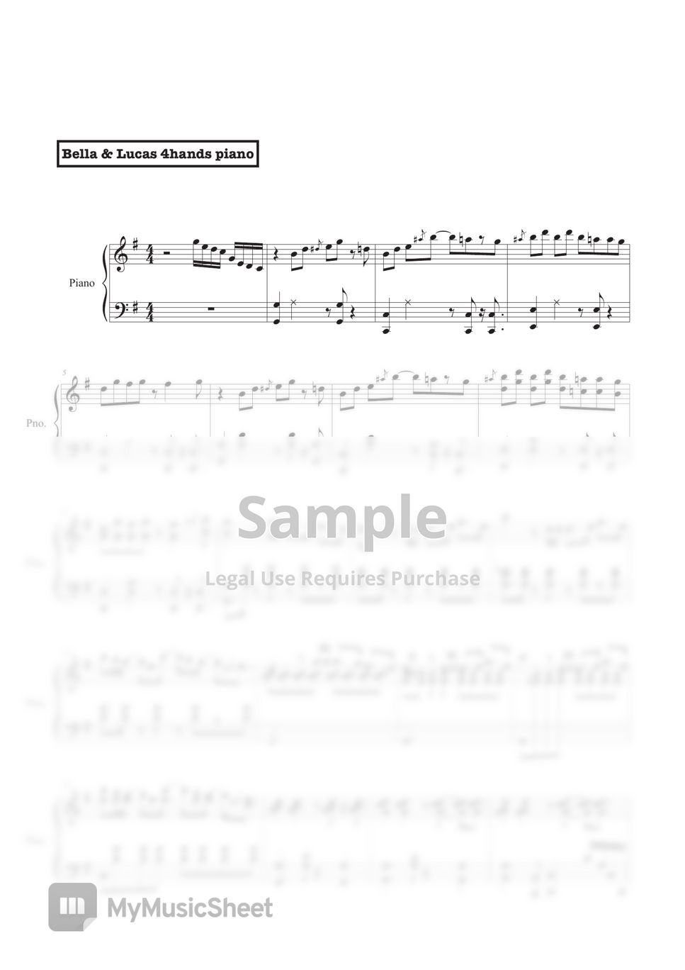 Carol POP - Medley (SOLO Piano) by Bell&Lucas
