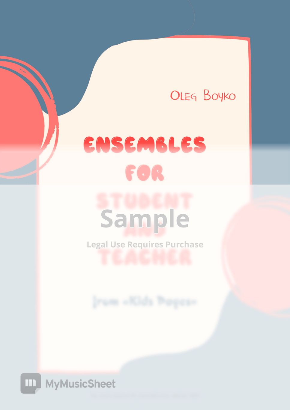 Ensembles For Student And Teacher from "Kids Pages" by Oleg Boyko