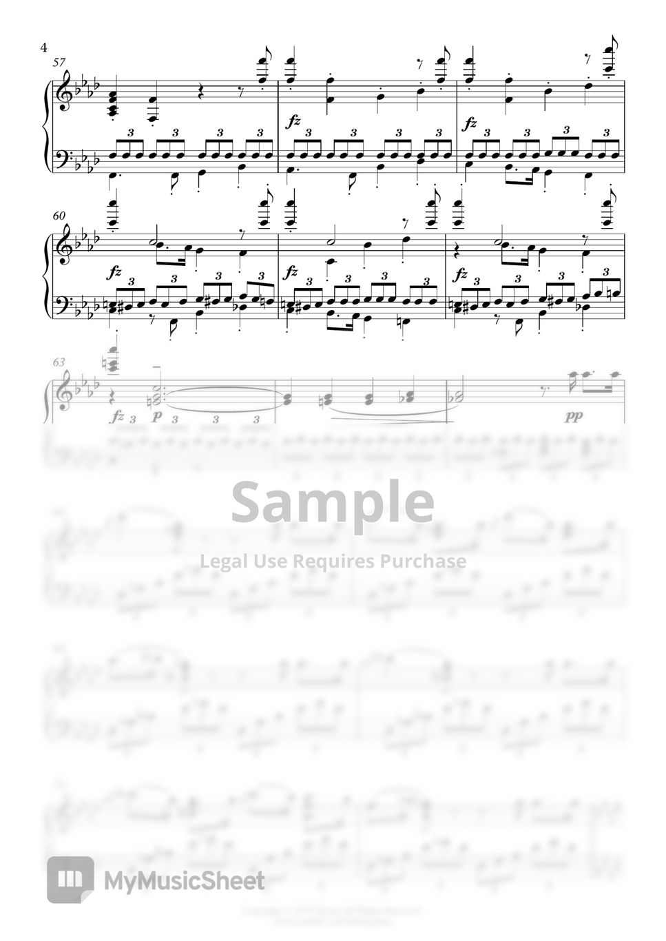 Schubert - Fantasy in F Minor D. 940 ピアノ楽譜PDF | Kassia | mymusic5