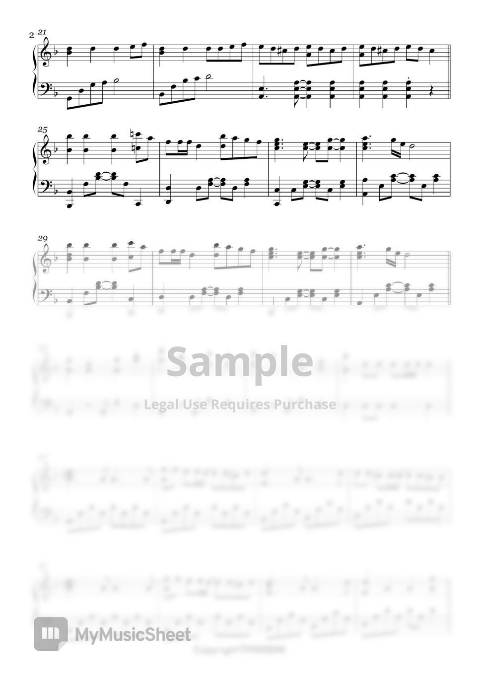 Lady Gaga Bloody Mary Hard Version Sheets By MINIBINI