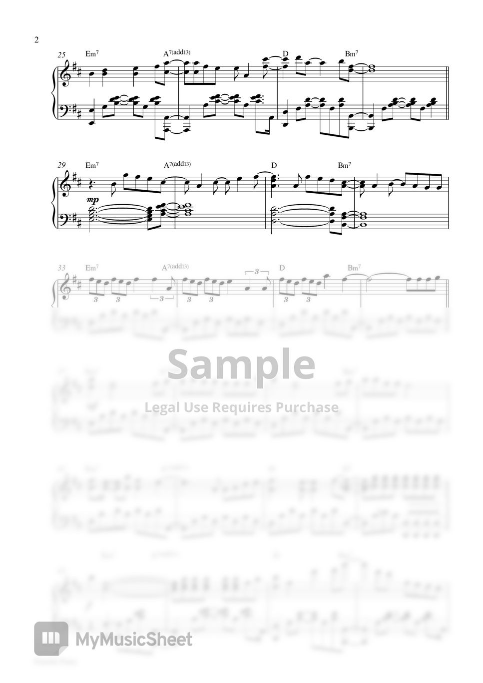 FIFTY FIFTY - Cupid (Piano Sheet) by Pianella Piano