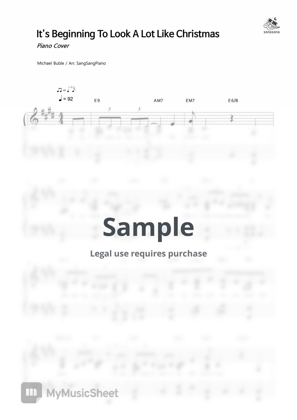 michael-bubl-it-s-beginning-to-look-a-lot-like-christmas-sheets-by