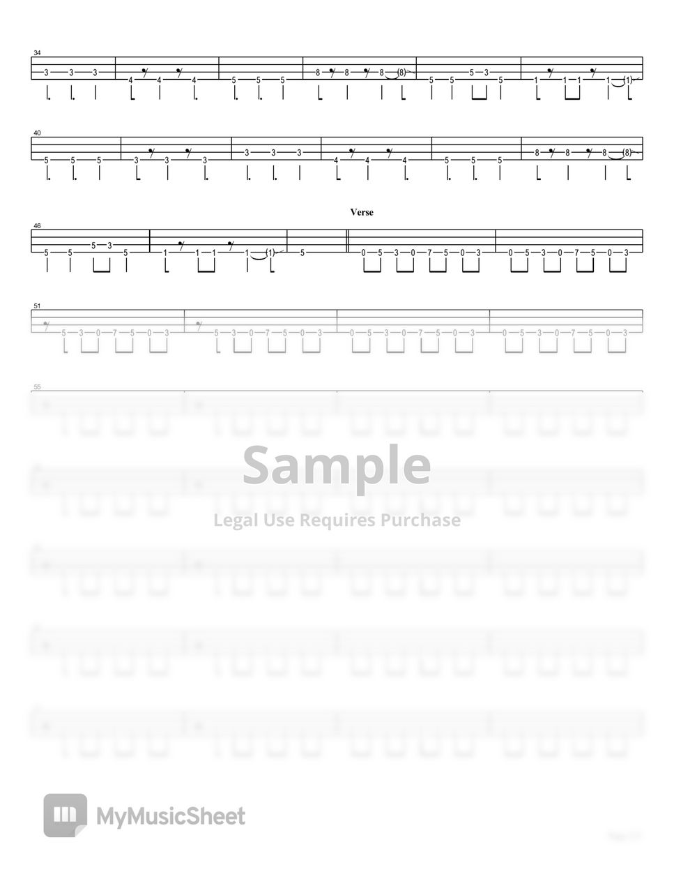 People In The Box - Seijatachi (Bass TAB) by Muya