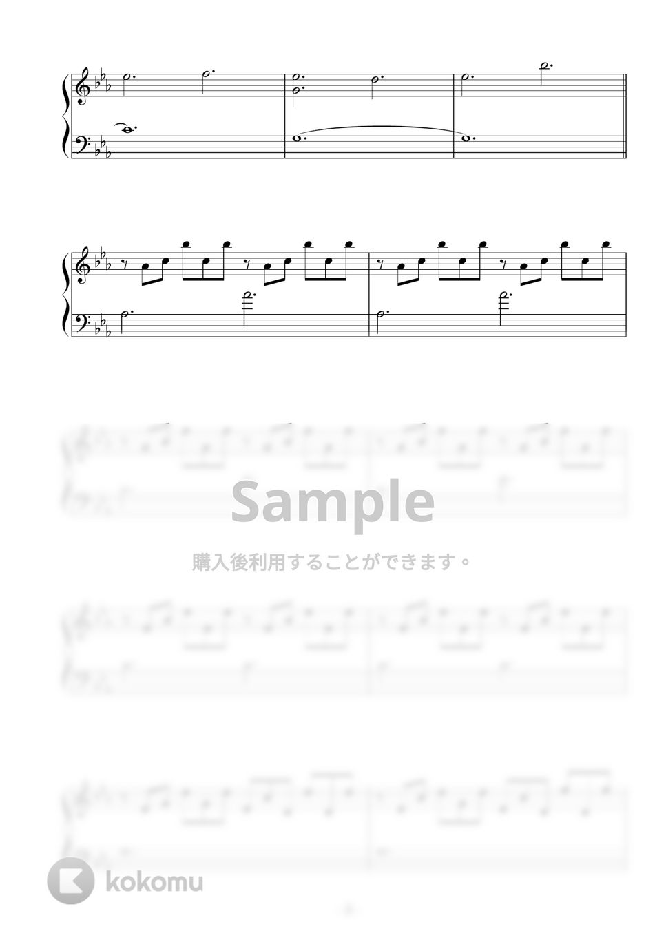 アニメ『ユーリ!!! On Ice』OST - Yuri on Ice ピアノ楽譜PDF | Peony