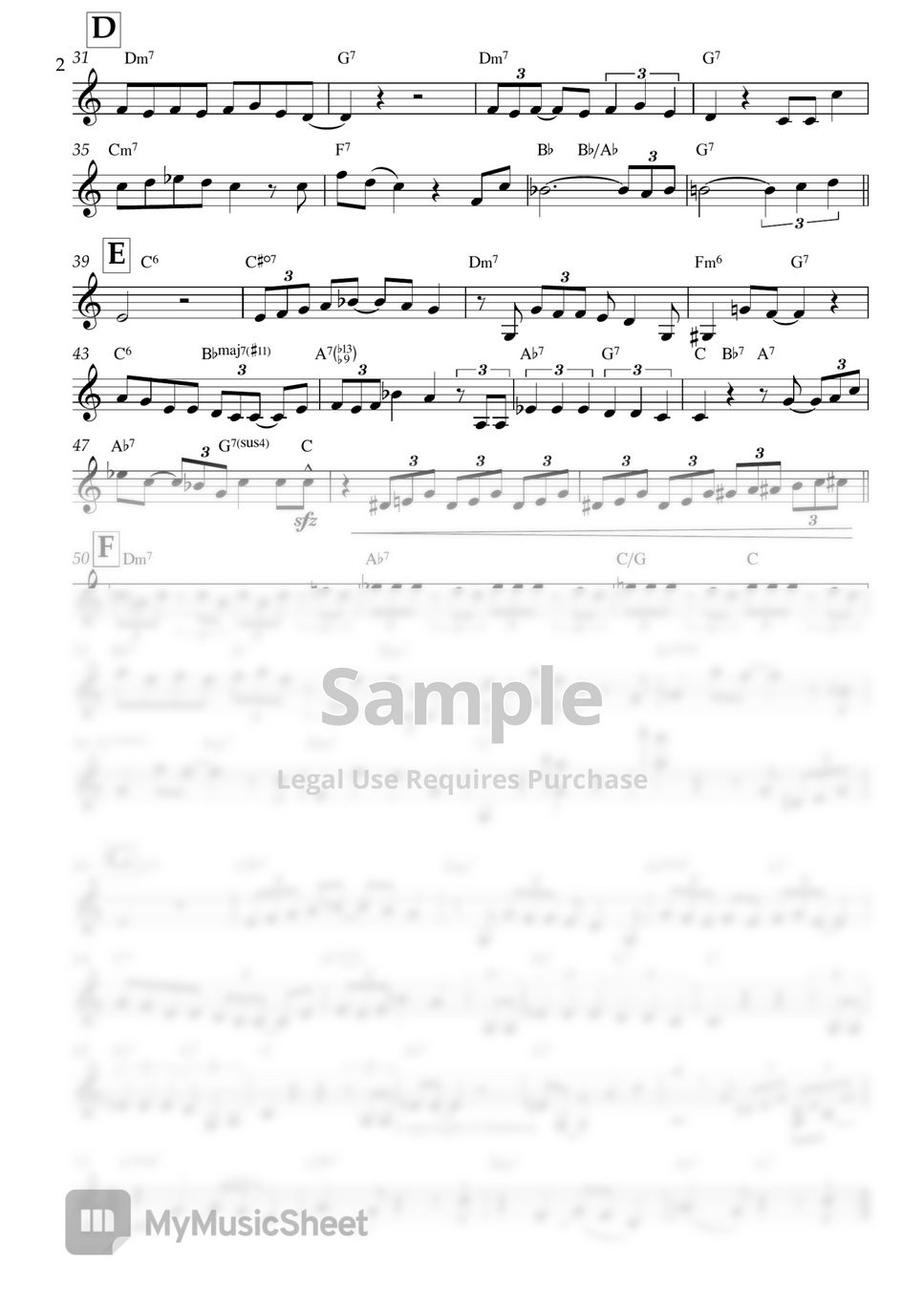 Geroge Michael - Kissing a Fool -Michael Buble Ver. by SheetMusicOnly1page