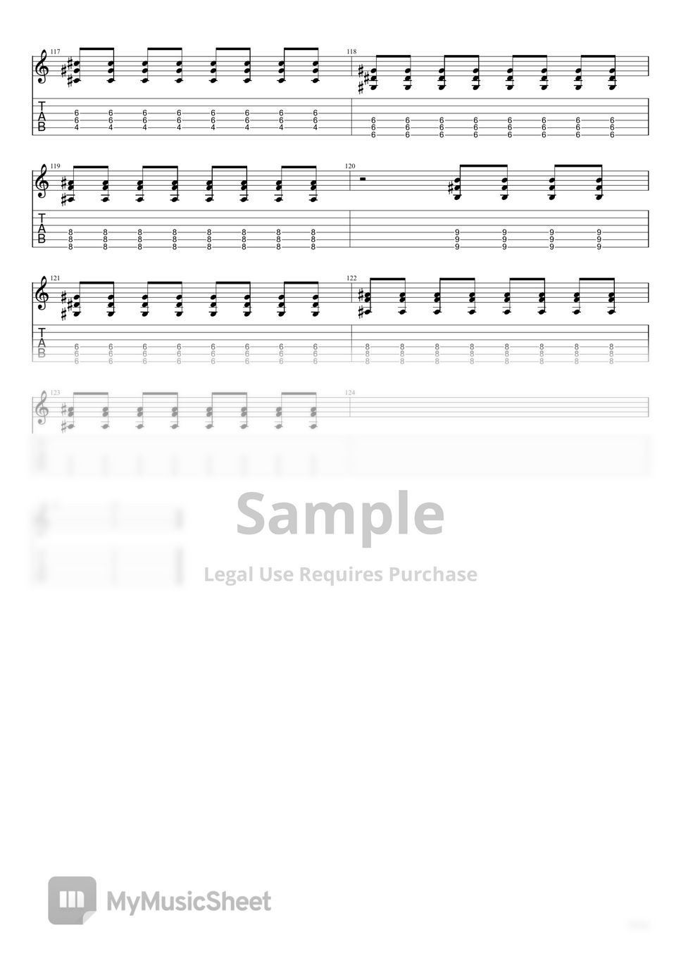 Jetpacks Was Yes! (Guitar Tab) - Print Sheet Music Now