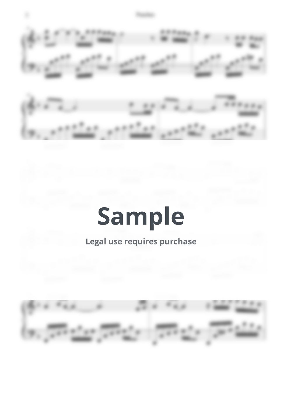 KAI Peaches (Easy Key) Sheets by Lunar Piano