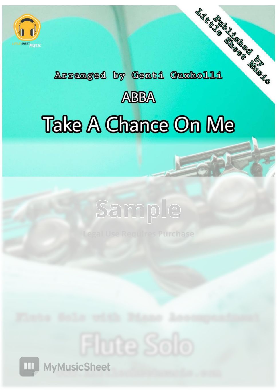 ABBA - Take A Chance On Me (Flute Solo with Piano Accompaniment) by Genti Guxholli