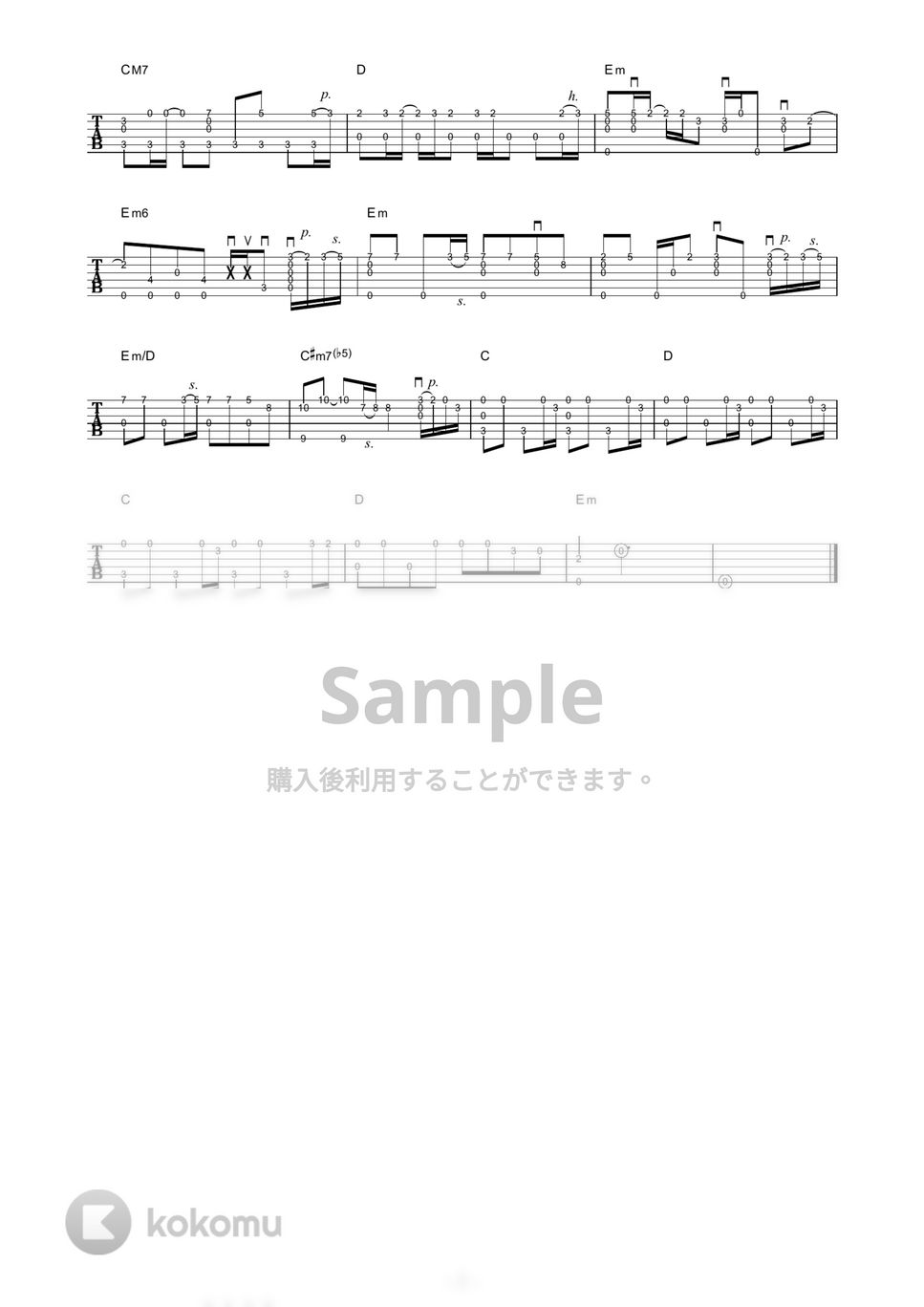 Aimer - 花の唄 (ソロギター) by 伴奏屋TAB譜