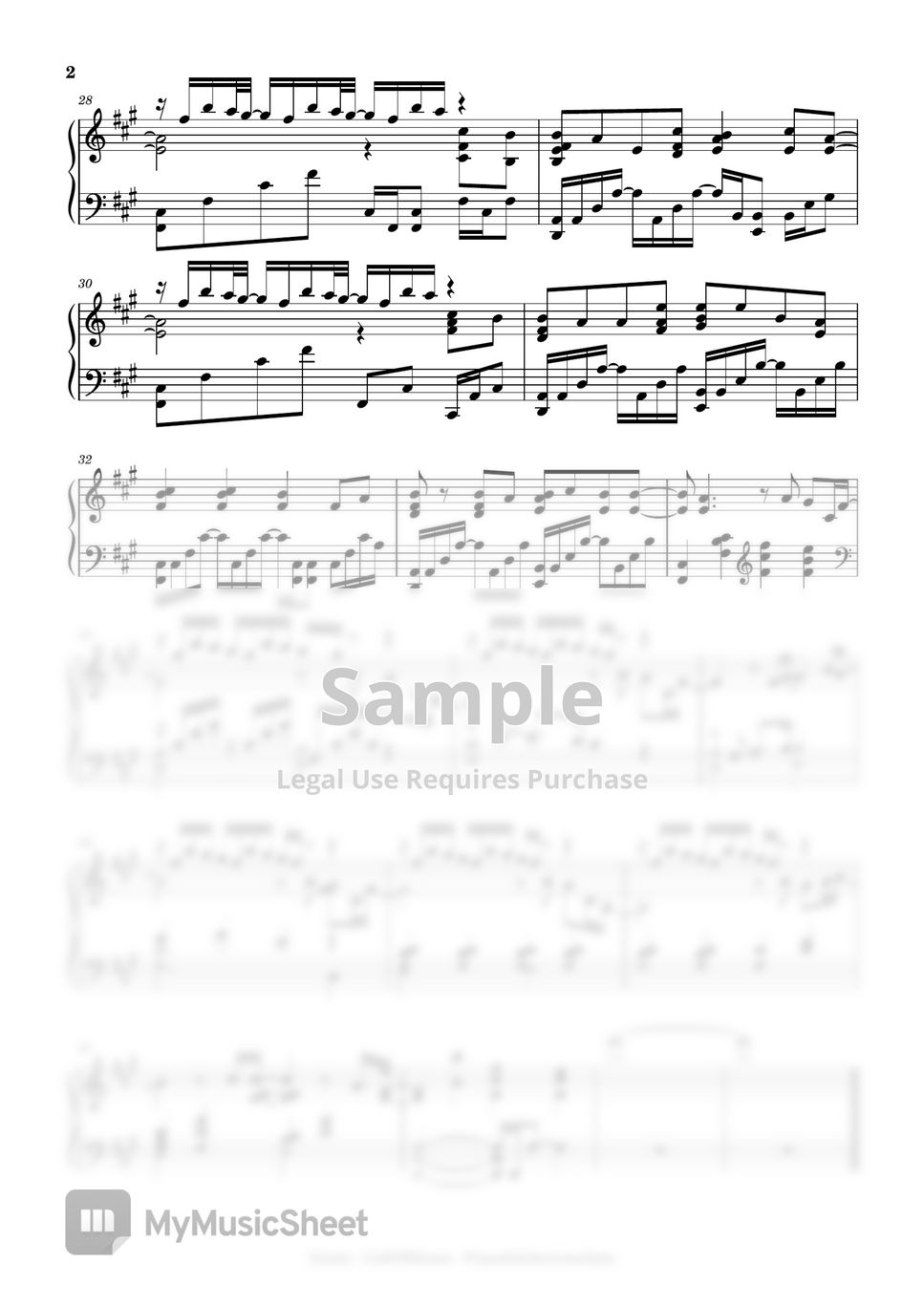 Gemie call of silence sheet music by mopianic