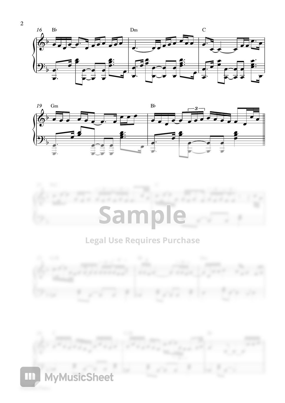 Shawn Mendes, Justin Bieber - Monster (Piano Sheet) by Pianella Piano