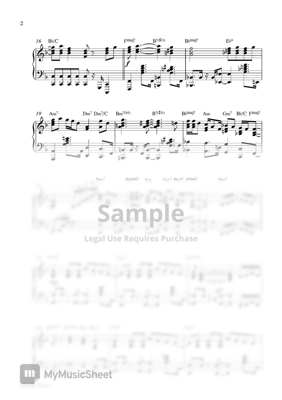 Chris Brown - This Christmas (Piano Sheet) by Pianella Piano