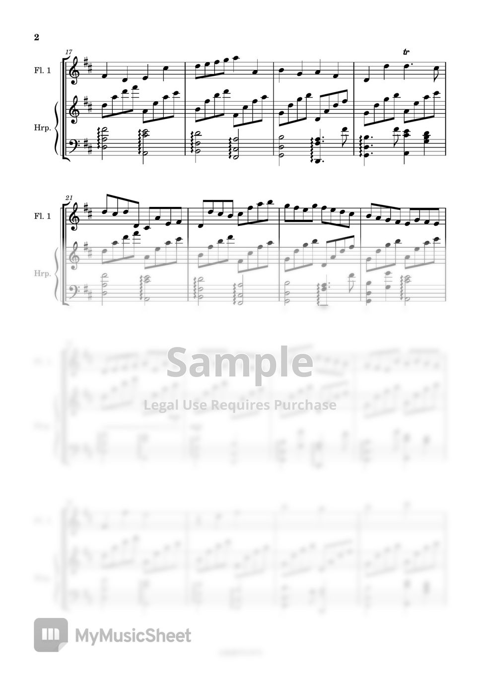 파헬벨 - 캐논 (Flute Ensemble/반주 MR/피아노 악보) by 심플플루트뮤직