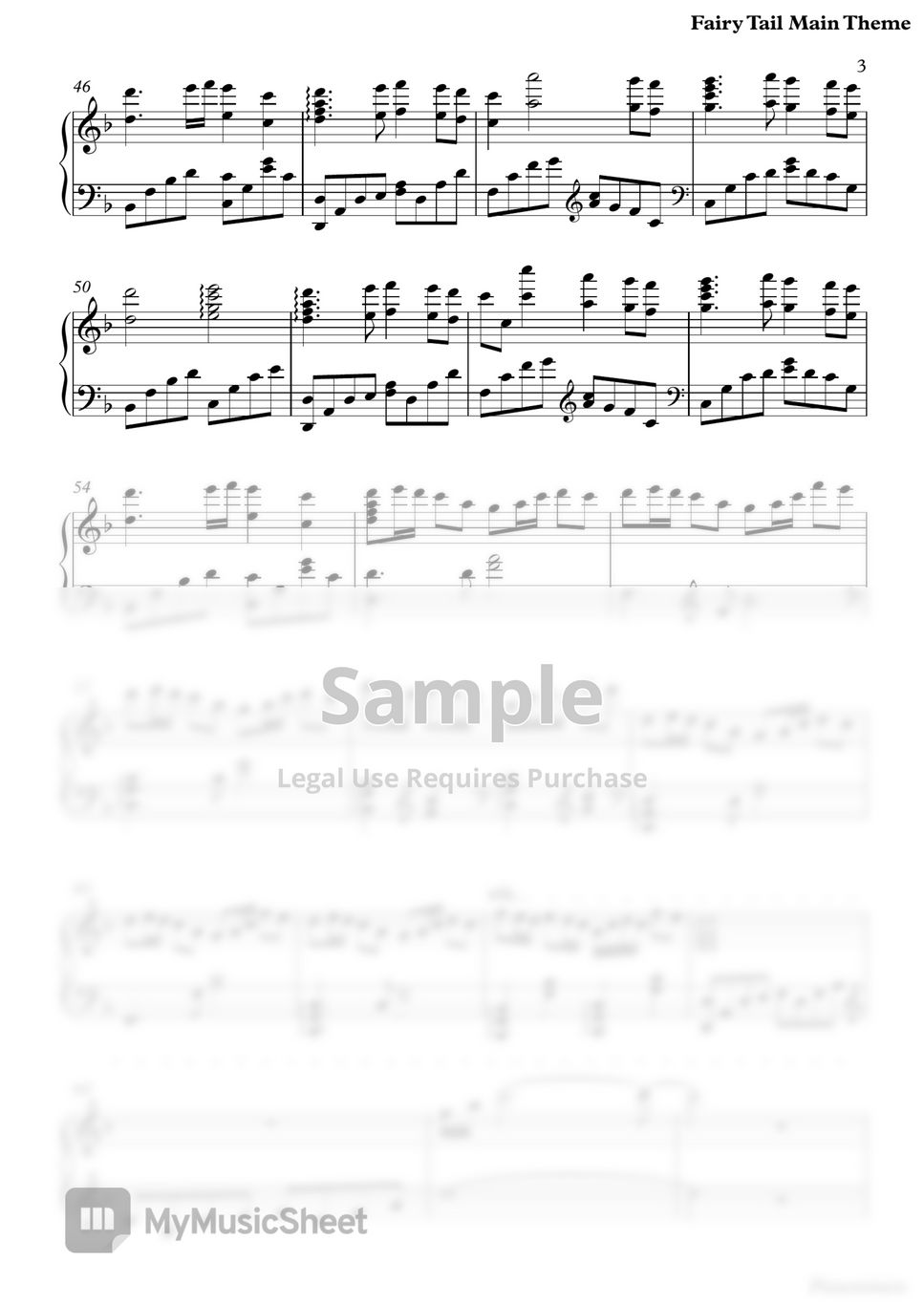 Yasuharu Takanashi - Fairy Tail Main Theme by Pianominion