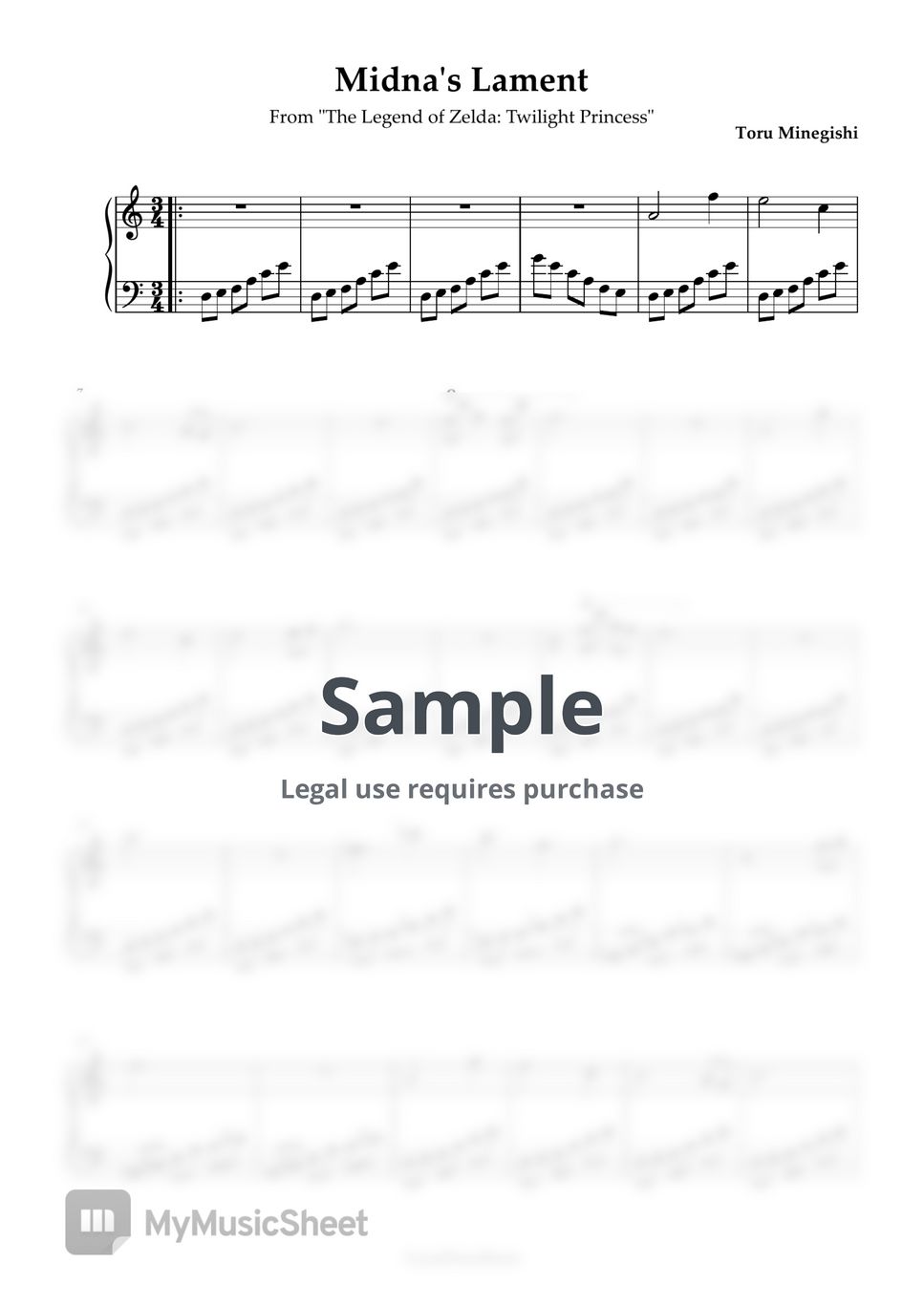 Toru Minegishi Midnas Lament (From „The Legend of Zelda Twilight