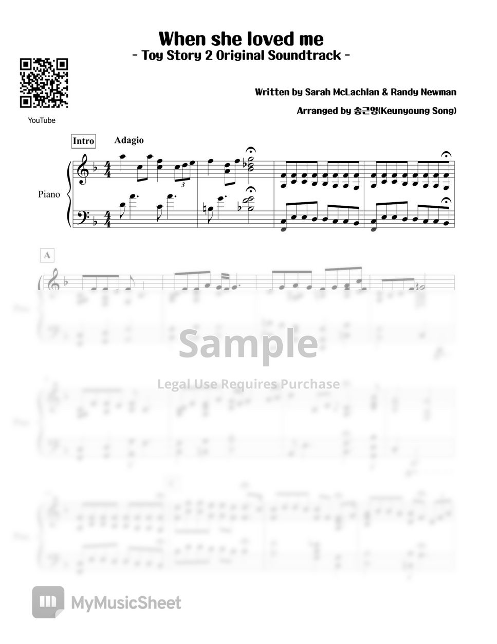 toy-story-2-ost-when-she-loved-me-sheets-by-keunyoung-song