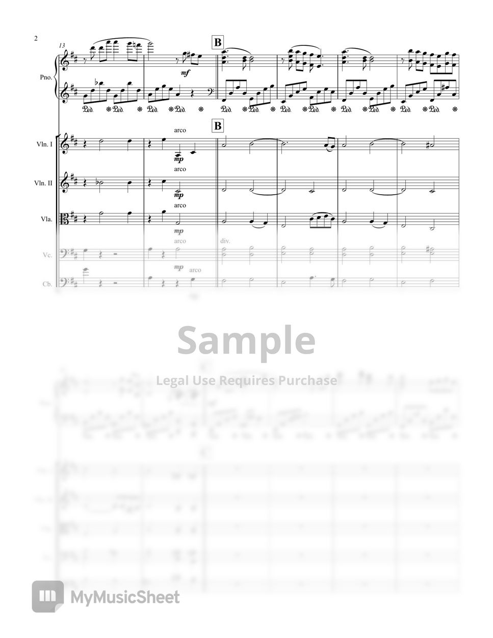 Joe Hisaishi - Birthday for Piano and Orchestra - Score and Part by Hai Mai