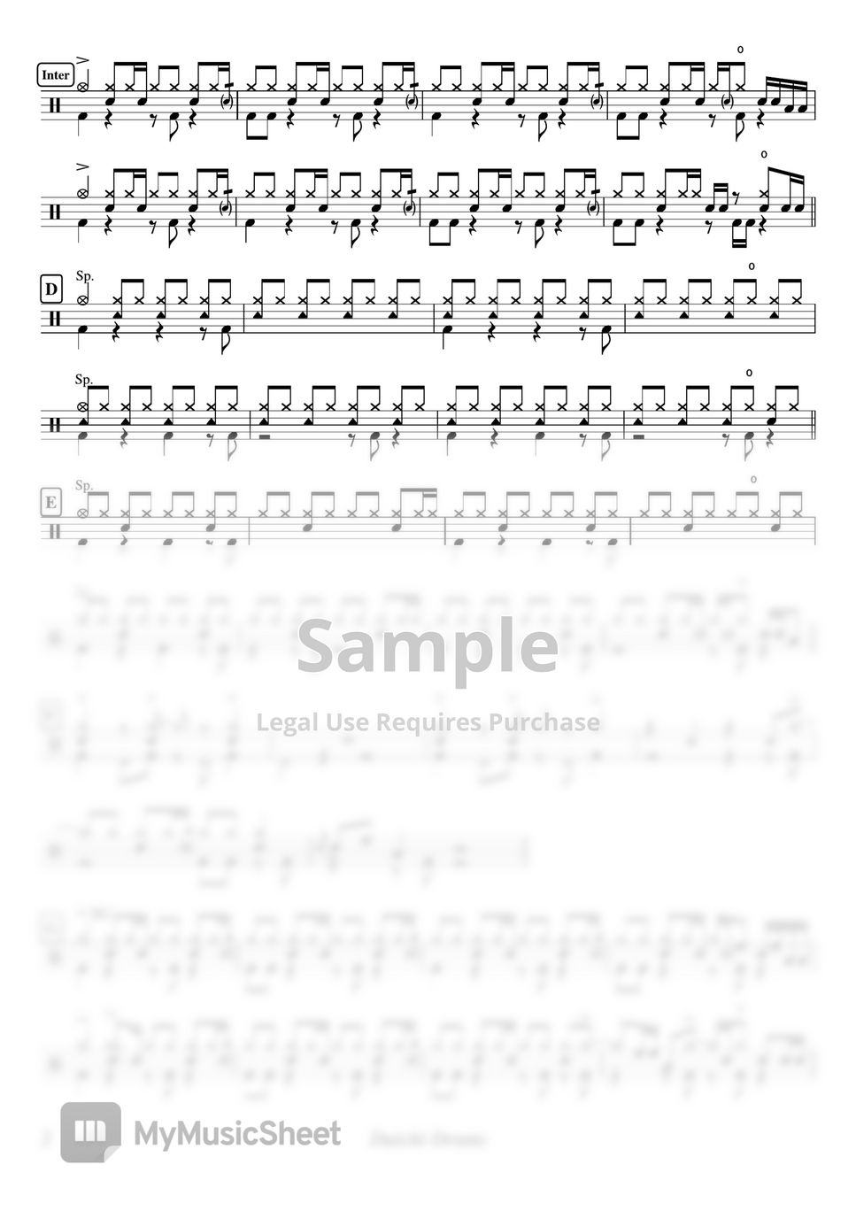 ヨルシカ - 斜陽 by Daichi Drums