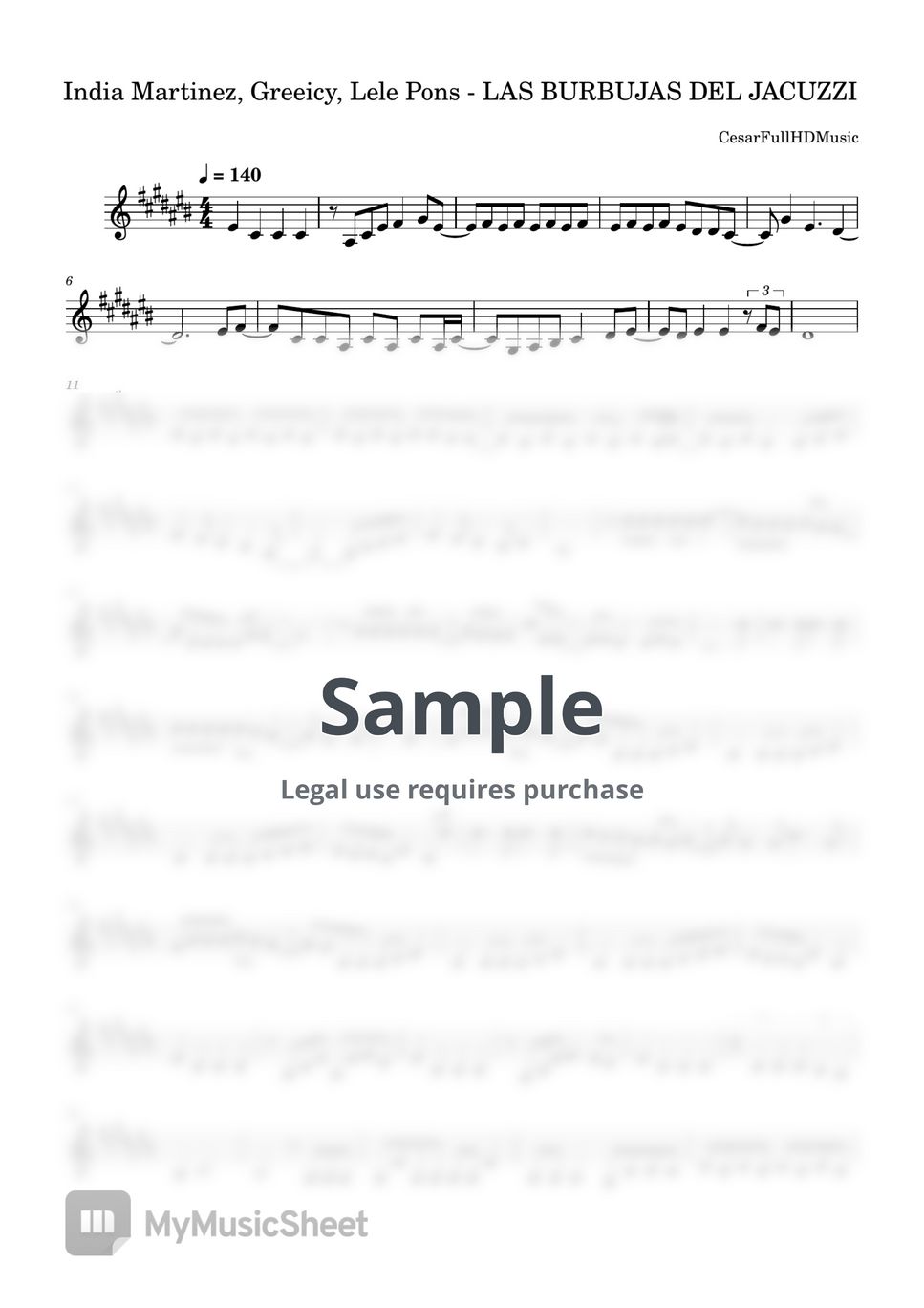 India Martinez, Greeicy, Lele Pons LAS BURBUJAS DEL JACUZZI Sheets