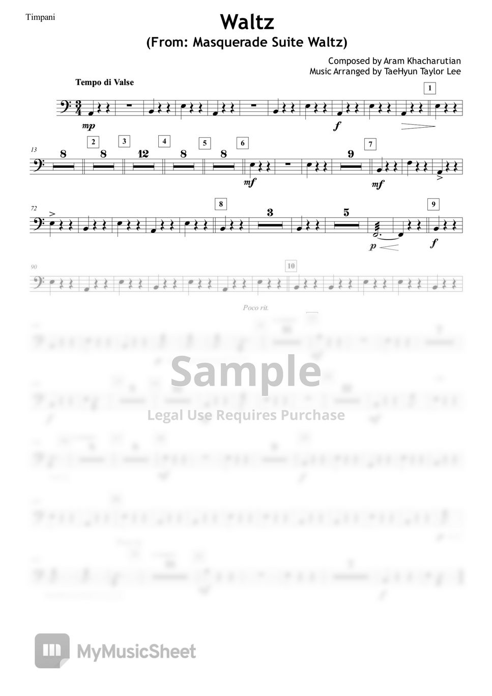 Masquerade Waltz Sheet music for Violin (Solo)