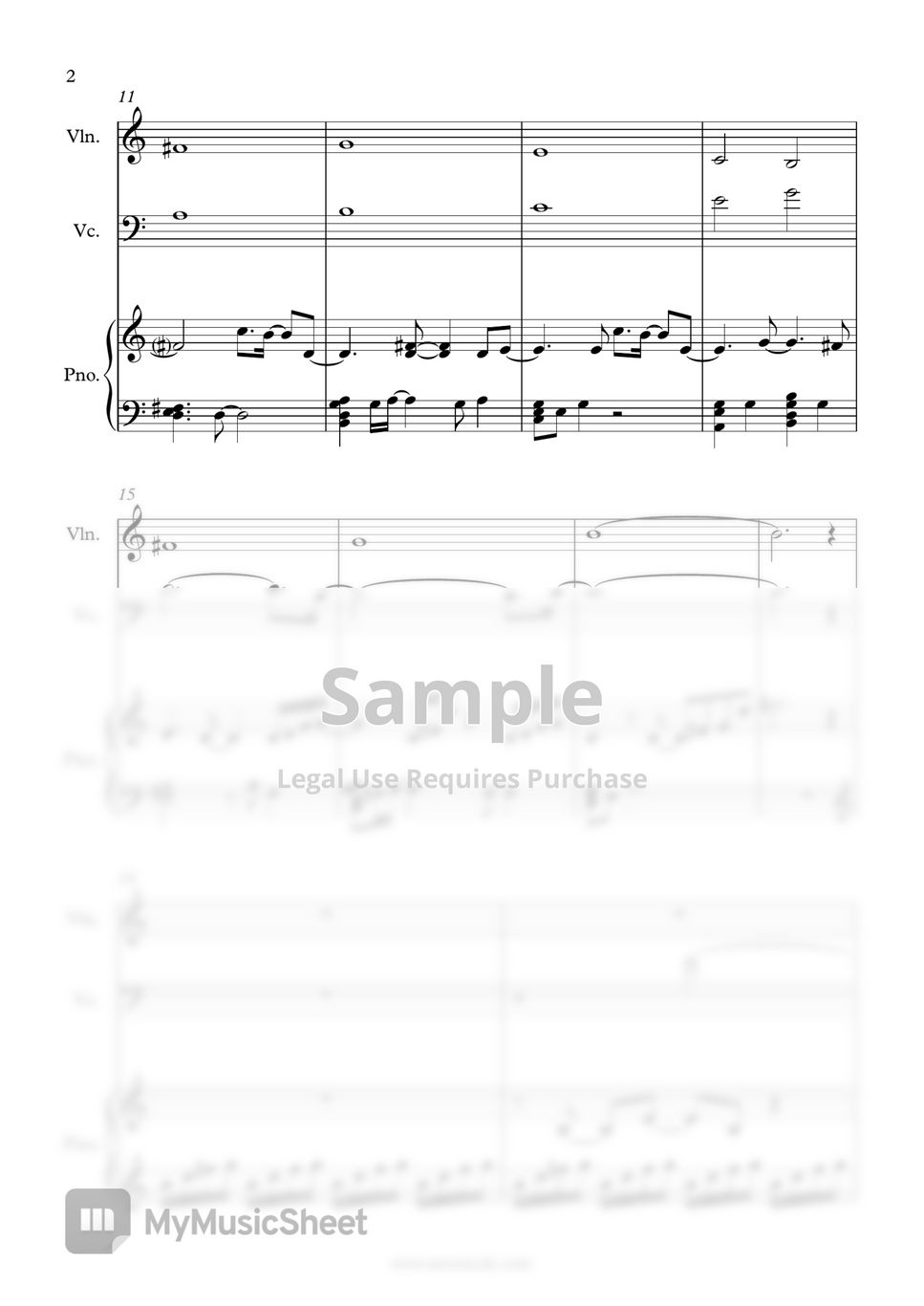 설강화 BGM - Destiny (Piano Trio Ver.) by Nicole Theodore