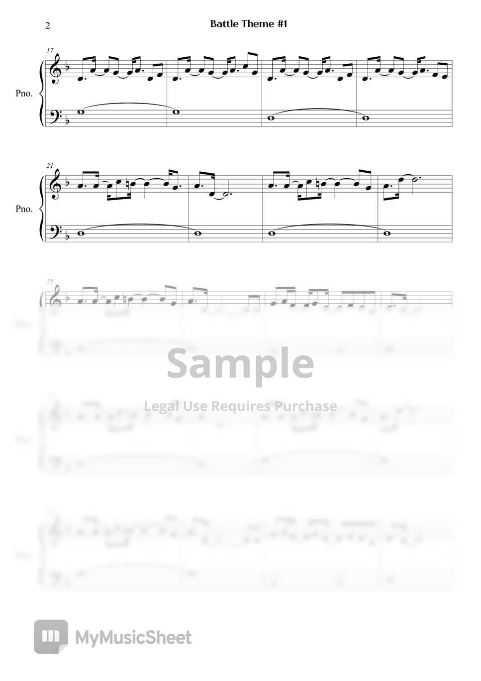 Yu-Gi-Oh! Master Duel - Battle Theme #1 Sheets by Right Now Piano