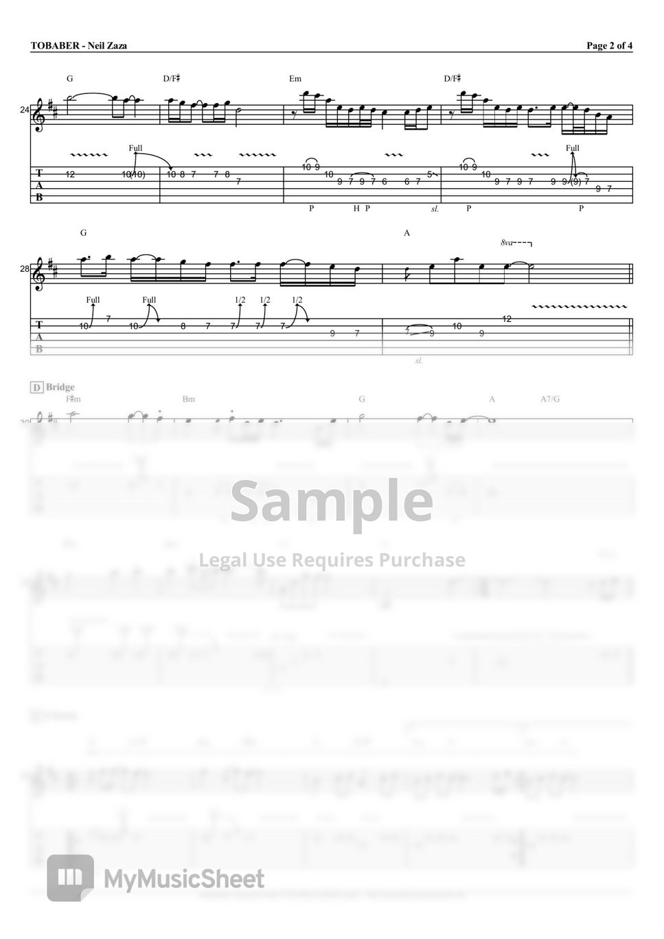 Neil Zaza Tobaber Sheets