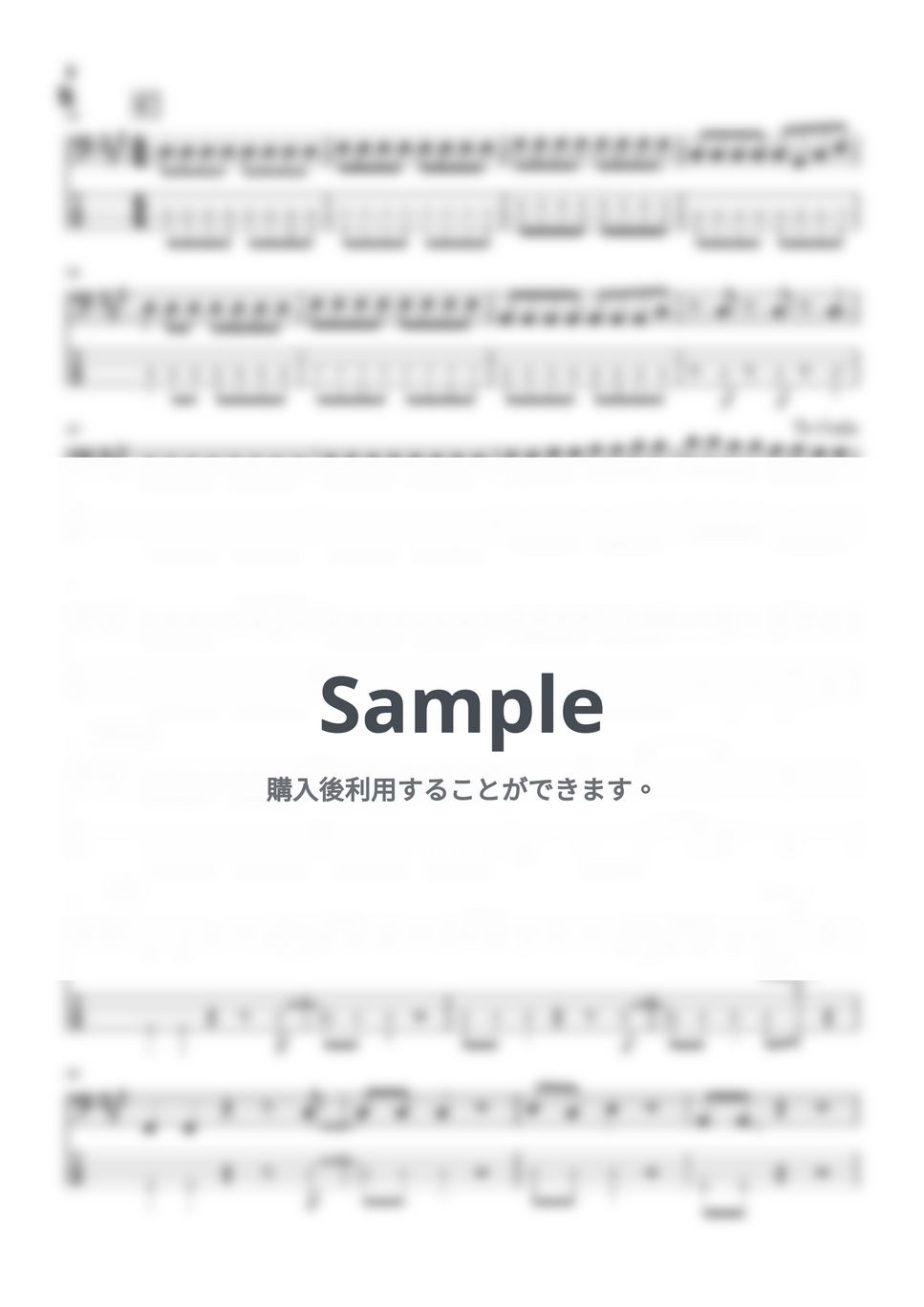 SCANDAL - 瞬間センチメンタル (Bass tab譜) by Zeo