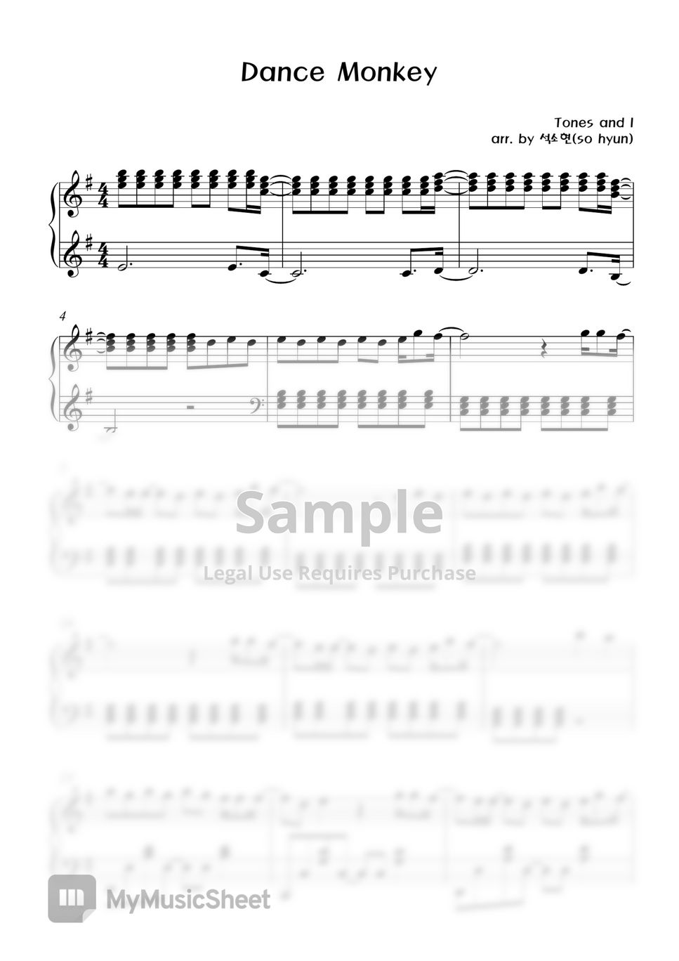 Dance Monkey Tones And I Chords