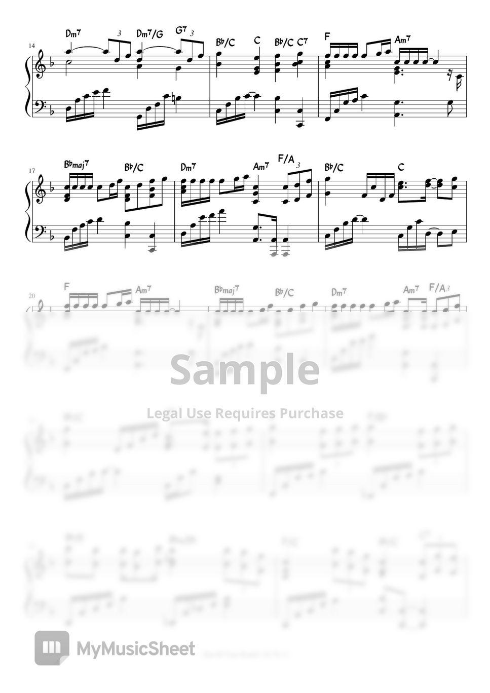 The Little Mermaid OST Part Of Your World Level 3 Sheets
