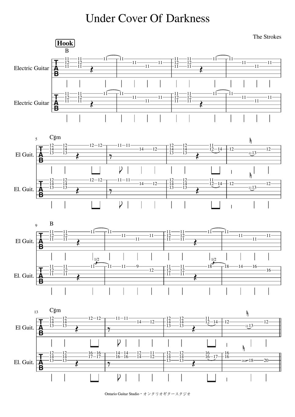 the-strokes-under-cover-of-darkness-sheets-by-ontario-guitar-studio